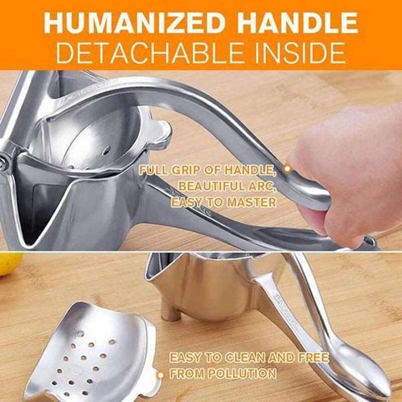 PAPANA Manual Juice Squeezer Aluminum Alloy Hand Pressure Juicer Pomegranate Orange Lemon Sugar Cane Juice Kitchen Bar Fruit