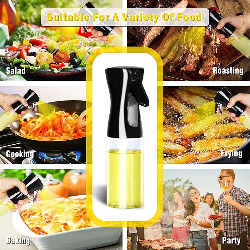 PAPANA 200/300ml Oil Spray Bottle BBQ Cooking Olive Oil Sprayer Kitchen Baking Oil Spray Empty Bottle Vinegar Bottle Oil Dispenser