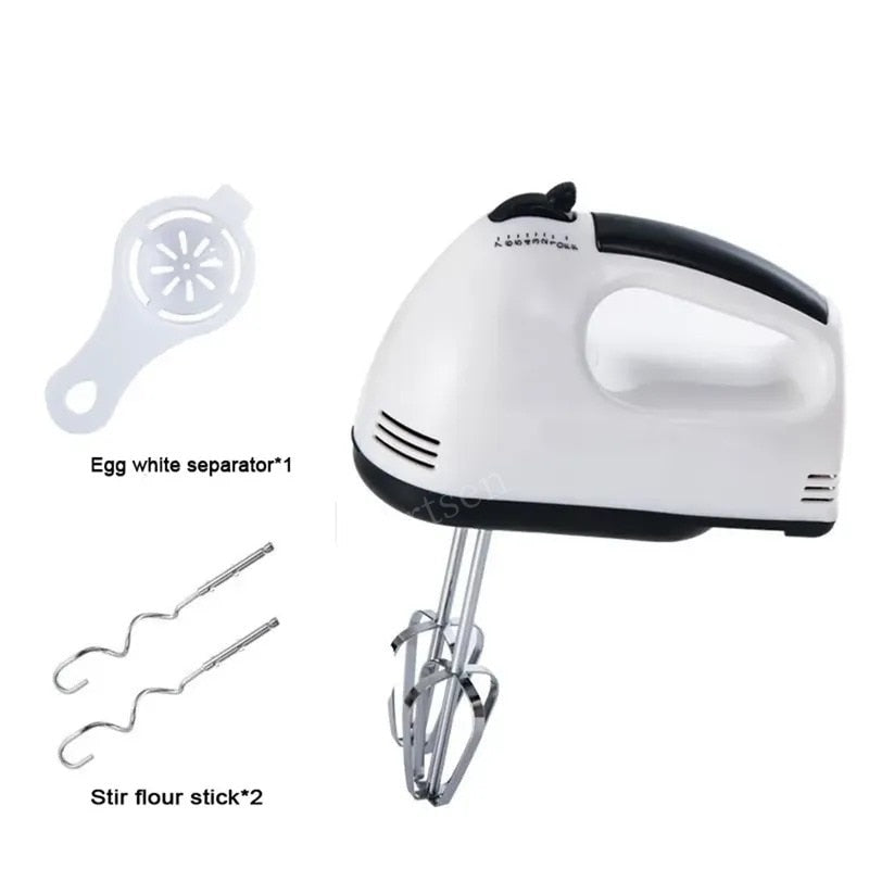 PAPANA Multifunctional 7 Speed Mini Mixer Electric Food Blender Handheld Mixer Egg Beater Automatic Cream Food Cake Baking Dough Mixer