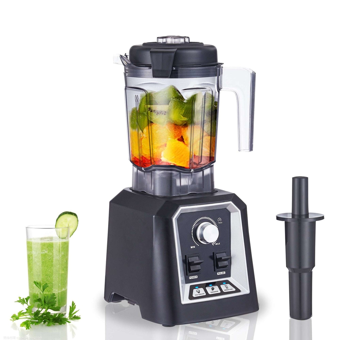 PAPANA Automatic Program Professional Kitchen Smoothie Blender BPA FREE 2L Low-profile Jar Food Mixer Juicer Ice Crusher