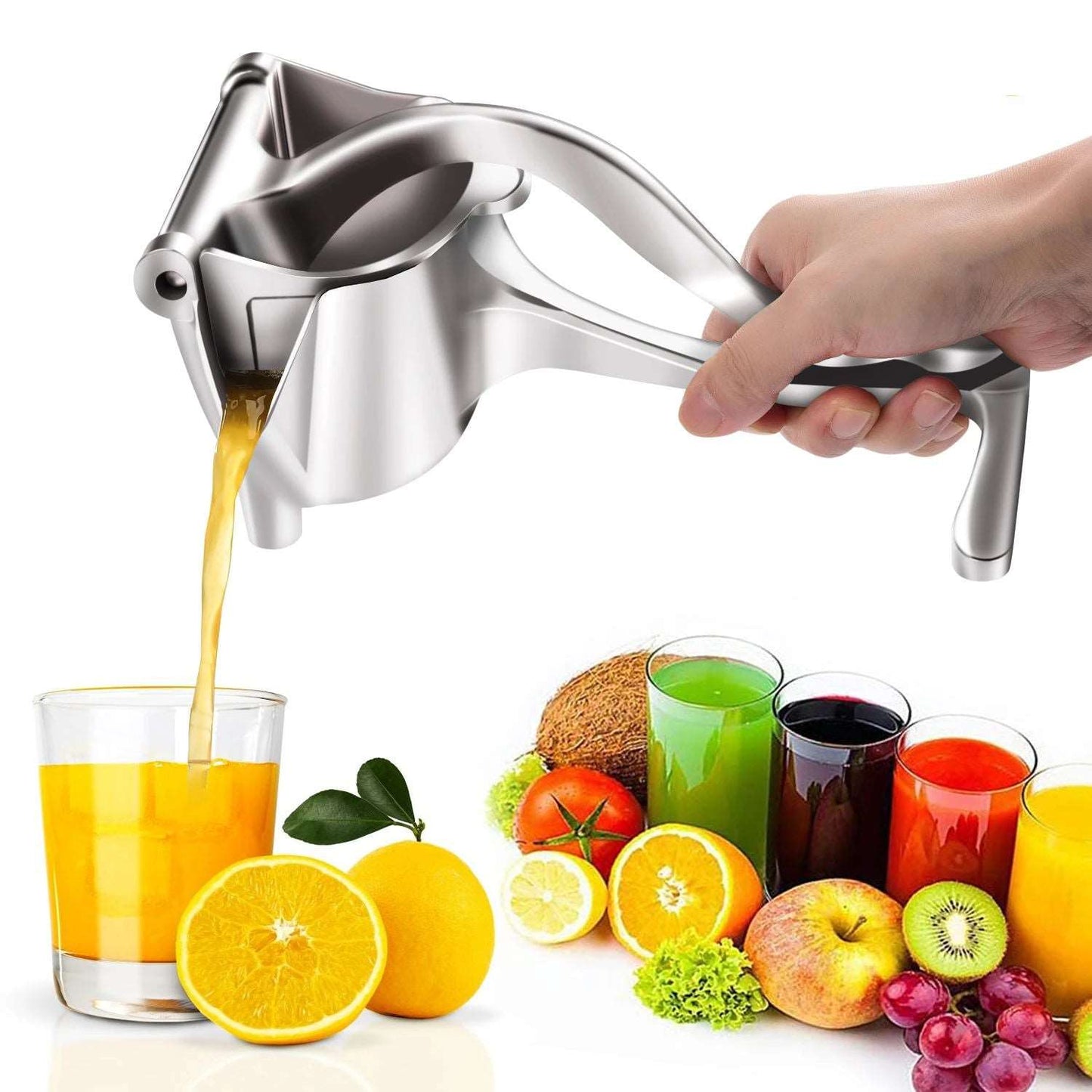 PAPANA Manual Juice Squeezer Aluminum Alloy Hand Pressure Juicer Pomegranate Orange Lemon Sugar Cane Juice Kitchen Bar Fruit