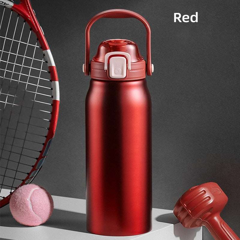 PAPANA 2L Large Capacity Thermo Bottle Stainless Steel Thermos Water Bottle Tumbler Portable Thermoses Mug Outdoor Cup Thermal Motion