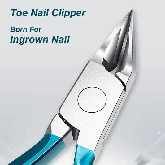 Professional Stainless Steel Toenail Clipper – Precision Nipper for Ingrown or Thick Toenails | Podiatrist-Grade Toe Nail Trimmer for Men & Women