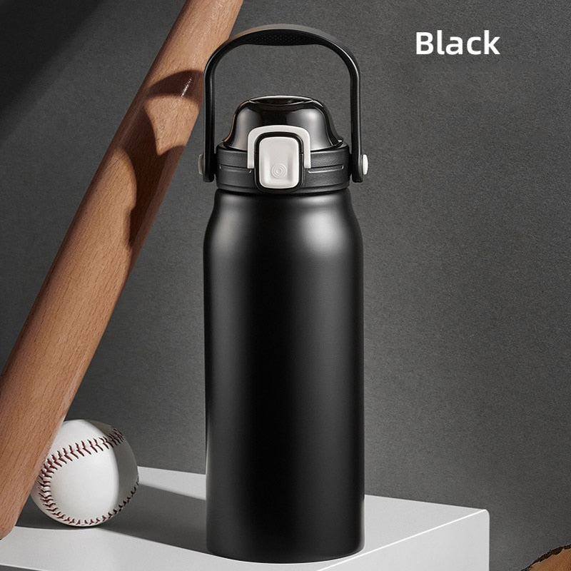 PAPANA 2L Large Capacity Thermo Bottle Stainless Steel Thermos Water Bottle Tumbler Portable Thermoses Mug Outdoor Cup Thermal Motion