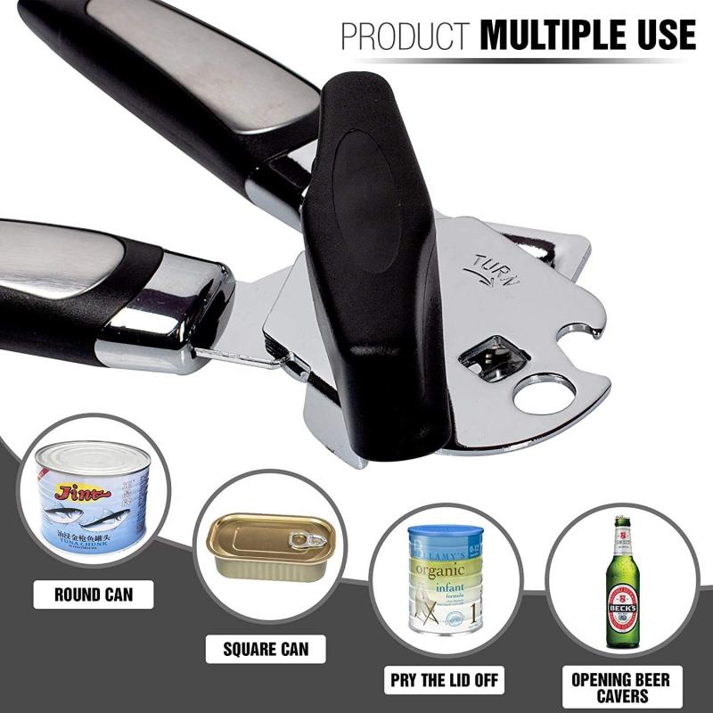 PAPANA Stainless Steel Cans Opener High Quality Professional Ergonomic Manual Can Opener Side Cut Manual Can Opener