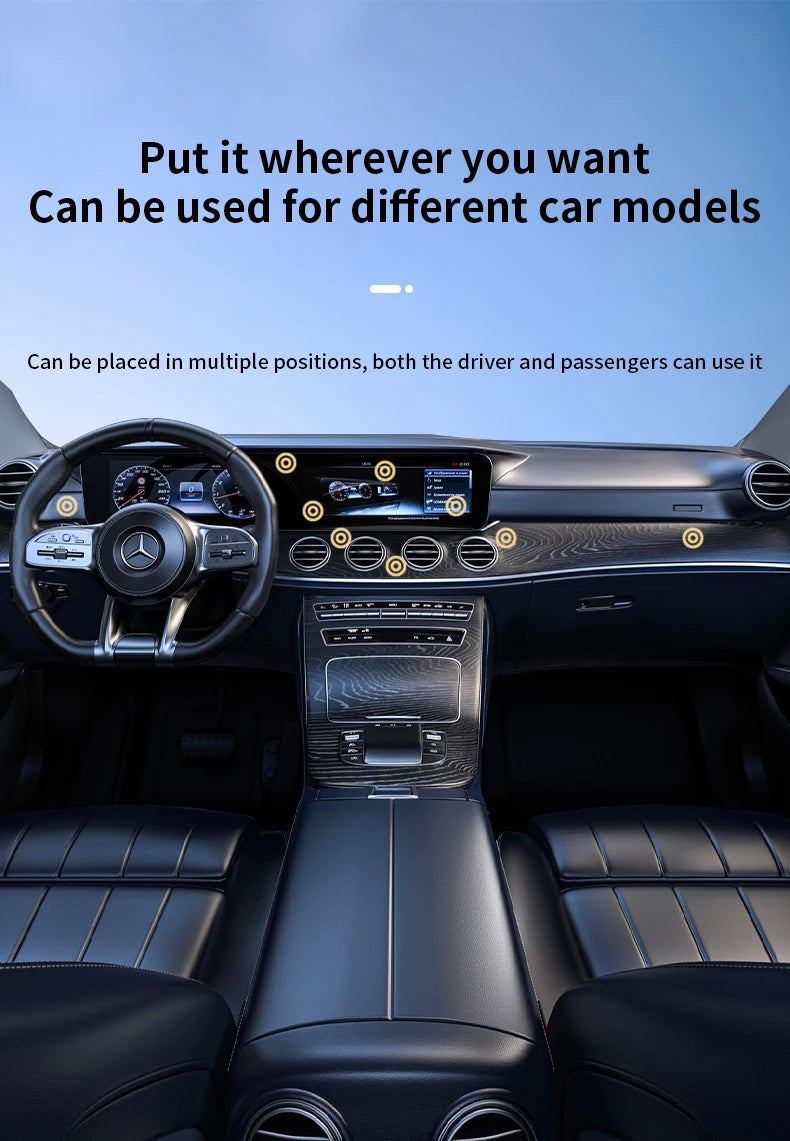 360° Rotating Magnetic Car Phone Holder – Aluminum Alloy Mount for iPhone & All Smartphones