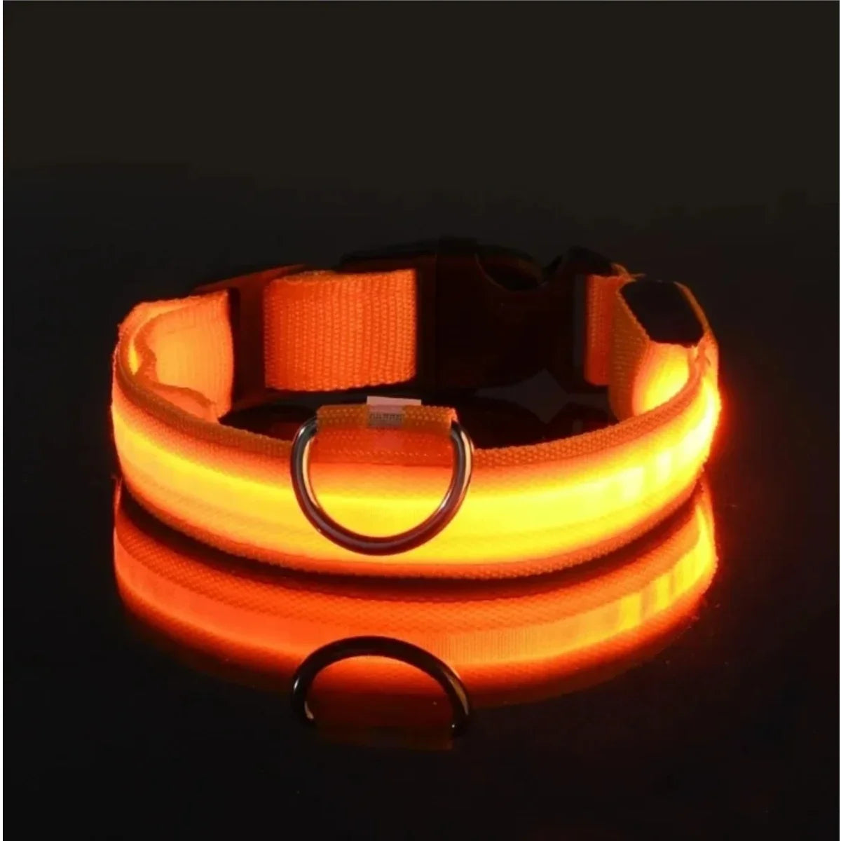 Light Up LED Dog Collar – Glowing Safety Collar for Night Walking | Adjustable Flashing Pet Collar for Small, Medium & Large Dogs