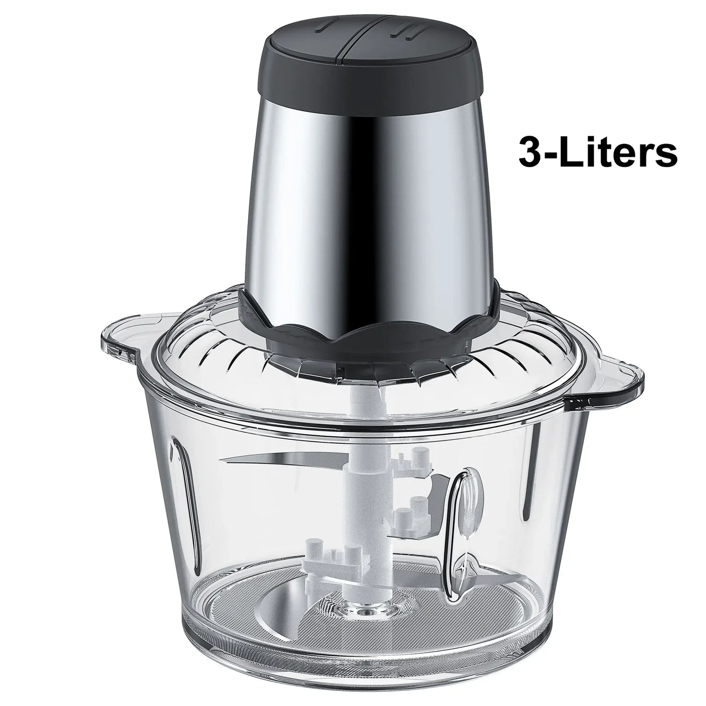 Houselin Glass Bowl Food Chopper Meat Grinder, for Kitchen, Vegetable, Onion, Garlic, Salad, Baby Food, Fruit, Nuts