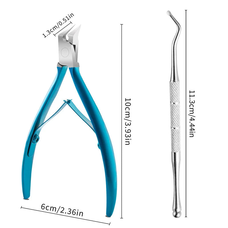 Professional Stainless Steel Toenail Clipper – Precision Nipper for Ingrown or Thick Toenails | Podiatrist-Grade Toe Nail Trimmer for Men & Women
