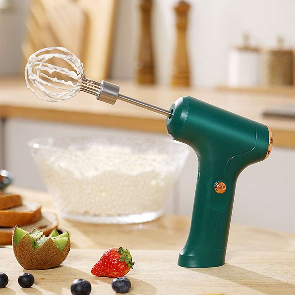 PAPANA Wireless Mini Mixer Electric Food Blender Handheld Whisk Mixer Egg Beater Kitchen Automatic Cream Food Cake Baking Dough Mixer