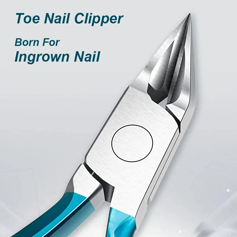 Professional Stainless Steel Toenail Clipper – Precision Nipper for Ingrown or Thick Toenails | Podiatrist-Grade Toe Nail Trimmer for Men & Women