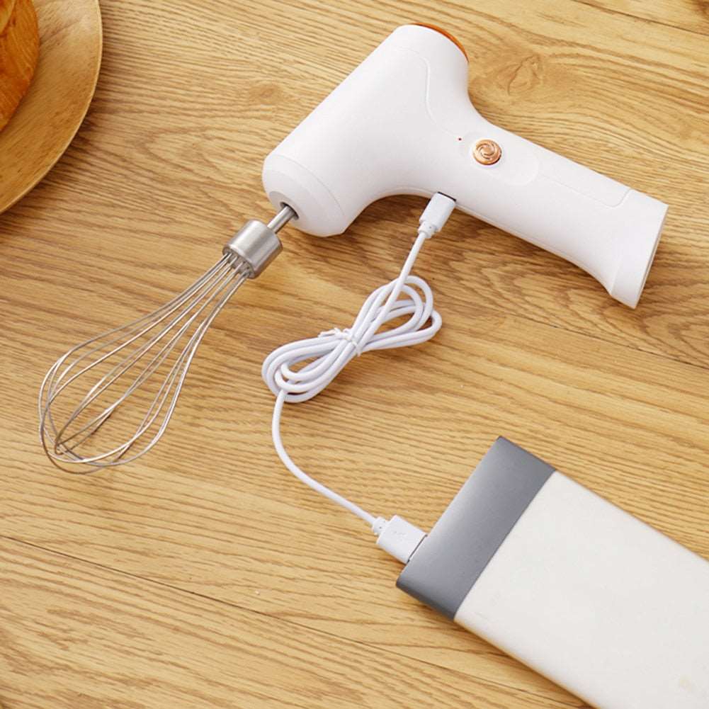 PAPANA Wireless Mini Mixer Electric Food Blender Handheld Whisk Mixer Egg Beater Kitchen Automatic Cream Food Cake Baking Dough Mixer