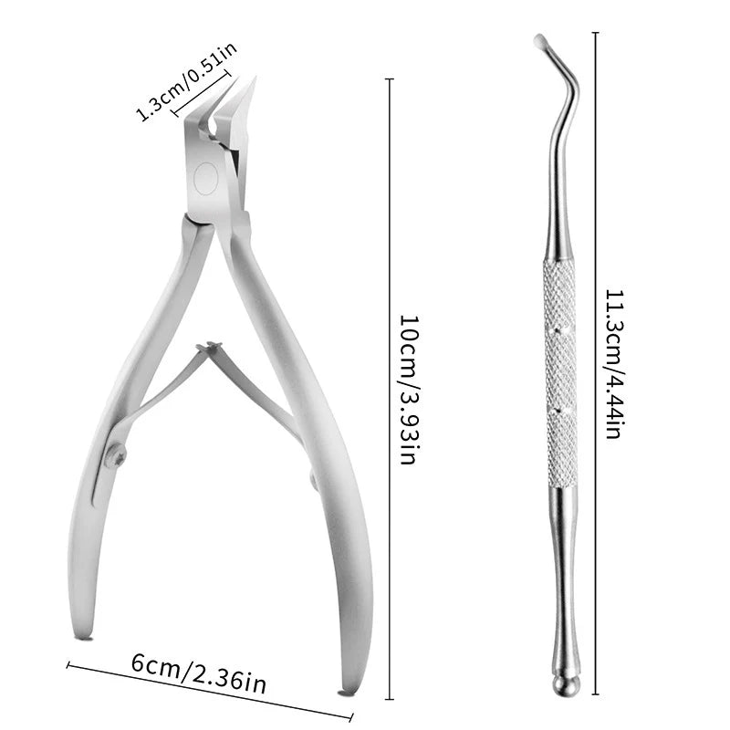 Professional Stainless Steel Toenail Clipper – Precision Nipper for Ingrown or Thick Toenails | Podiatrist-Grade Toe Nail Trimmer for Men & Women