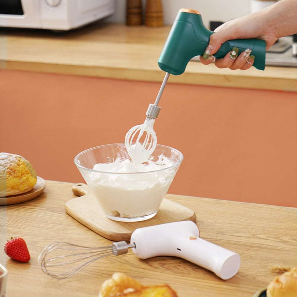 PAPANA Wireless Mini Mixer Electric Food Blender Handheld Whisk Mixer Egg Beater Kitchen Automatic Cream Food Cake Baking Dough Mixer