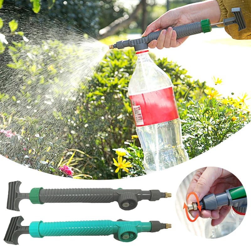 3-Style High Pressure Manual Sprayer – Adjustable Water Spray Bottle Nozzle for Garden, Plants & Cleaning (Hand Pump Tool)