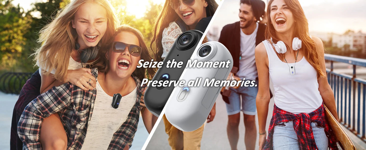 4K Thumb Sports Camera – Mini Action Cam with WiFi, EIS Stabilization, 120° Wide Angle, Waterproof Helmet Camera