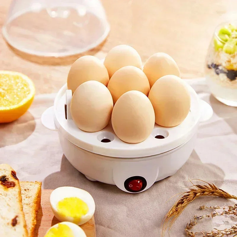 2-Tier Multifunctional Egg Cooker & Steamer – Quick & Easy Breakfast Maker for Perfect Boiled, Poached & Steamed Eggs and Veggies