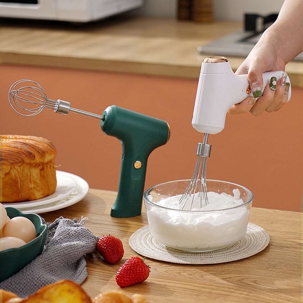 PAPANA Wireless Mini Mixer Electric Food Blender Handheld Whisk Mixer Egg Beater Kitchen Automatic Cream Food Cake Baking Dough Mixer